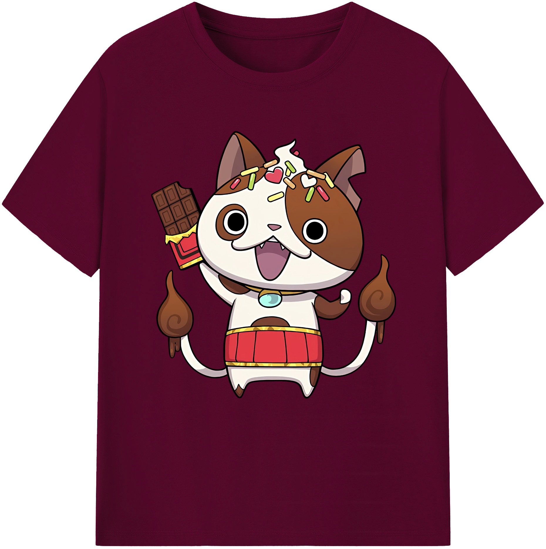 （画像用） 妖怪ウォッチ Yo-kai Watch レディースカジュアルプリントTシャツ（綿100％）